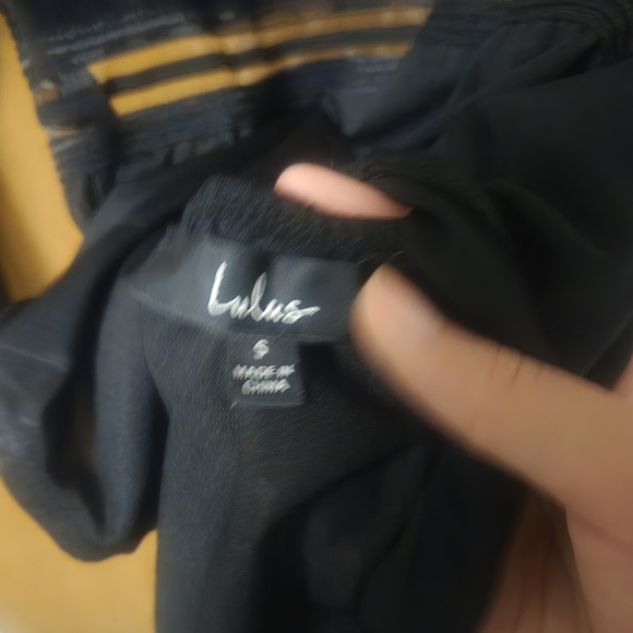 Lulus Casita Black Sheer Lace Long Sleeve Bodysuit Size Small NWT - Picture 5 of 9